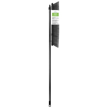 Simple Spaces 3024 Push Broom, 24 in L Trim, 55-1/8 in L, Threaded, Metal Handle 92002