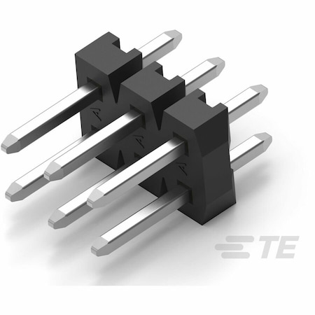 Te Connectivity AGASTAT Board Connector 6 Contacts 2 Rows Male Straig 2842127-3