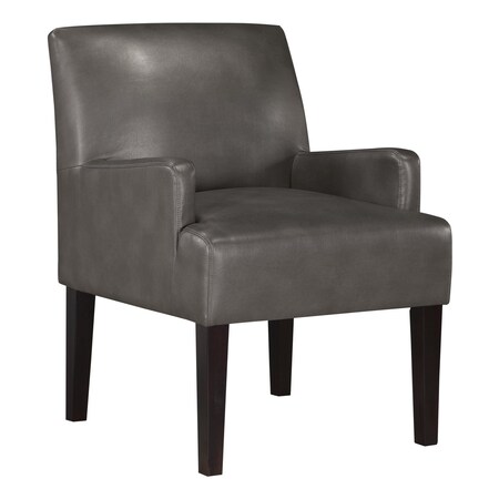 Osp Home Furnishings Main Street Guest Chair, Pewter MST55-PD26