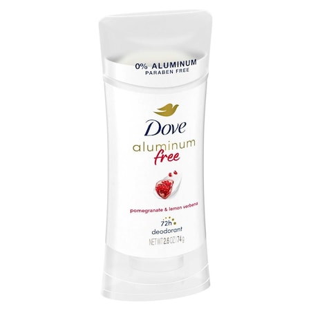 Dove Aluminum Free Pomegranate and Lemon Verbena Deodorant Stick, 2.6 Ounce, 12PK 64773632