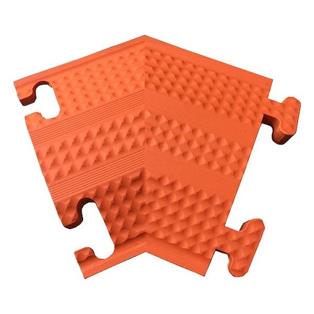 Electriduct Drop-Over Right Turn, Orange, PK2 DO-ED-SM-T-RT-OR-2PK