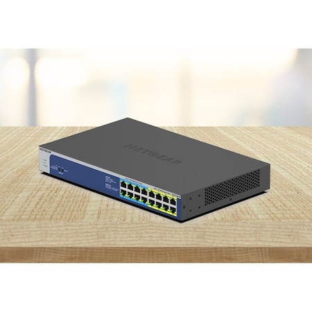 Netgear 16-PORT GIGABIT ETHERNET ULTRA60 POE+ UNMANAGED SWITCH WITH 8 PORTS POE GS516UP-100NAS