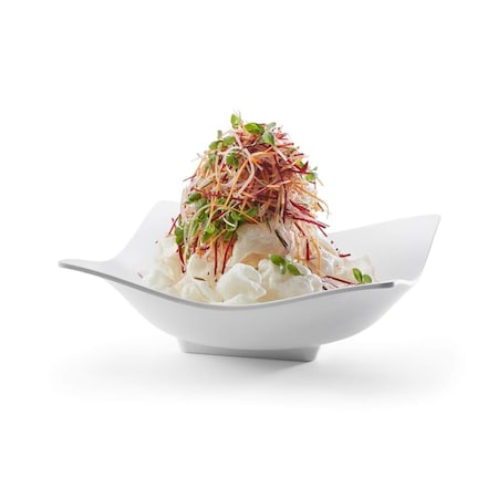 Rossetto Rosseto White Large Square Forme Melamine Bowl, Set of 3, 3PK MEL012