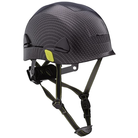 Fibre-Metal By Honeywell Type II Non-Vented, Industrial Climbing Helmet w/HDPE Shell, 8-Point Textile Suspension, Wheel Ratchet CSH10080