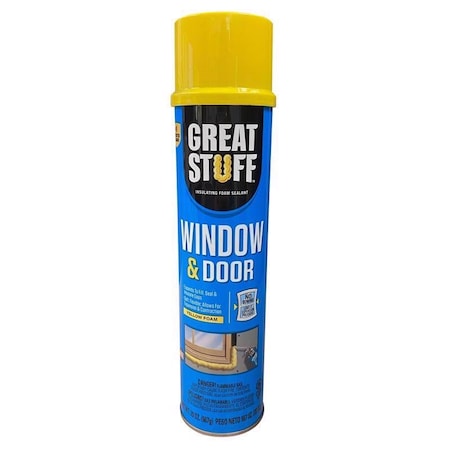 Great Stuff Window & Door Yellow Polyurethane Insulating Foam Sealant 20 oz, 12PK 197711