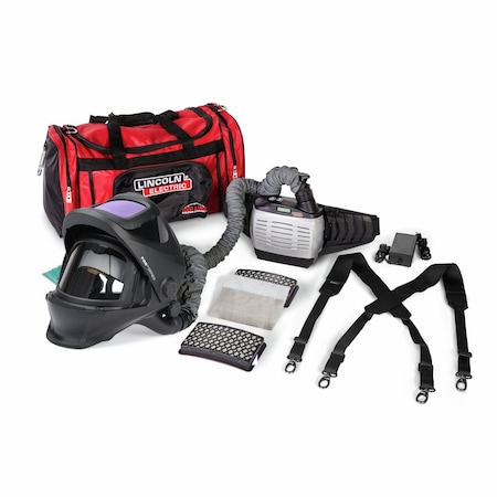 Lincoln Electric Hard Hat PAPR w/Stand. Battery, 3250D, FGS K4550-4