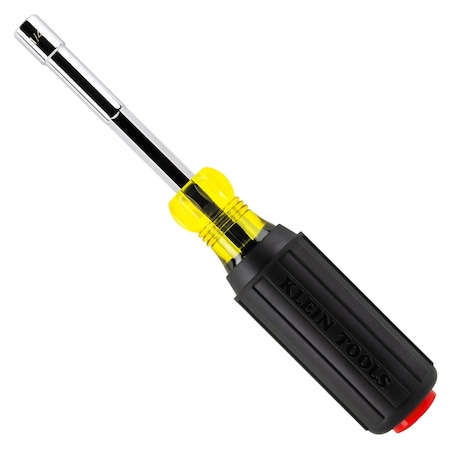 Klein Tools Color-Coded Magnetic Hollow-Shaft Heavy-Duty Nut Driver, 1/4-Inch 65414MAG