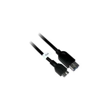 Cable Wholesale USB OTG, USB 3.0 Micro B Male to USB 3.0 Type A Female, USB On The Go, 12 inch cable 30U3-10200