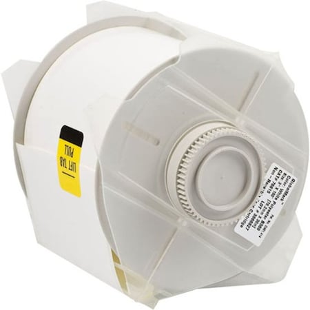Brady Label Tape Cartridge, White, Labels/Roll: Continuous 76615
