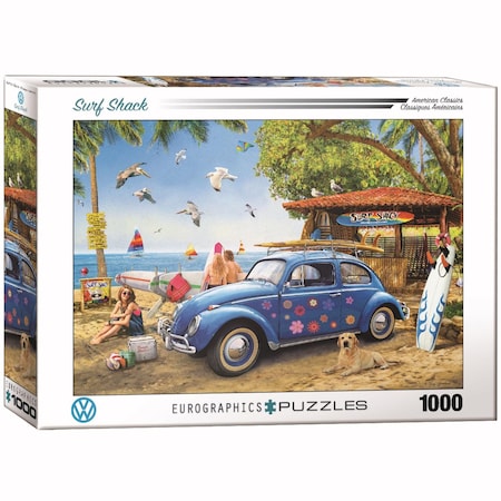 Eurographics VW Surf Shack Puzzles Multicolored 1000 pc 6000-5683