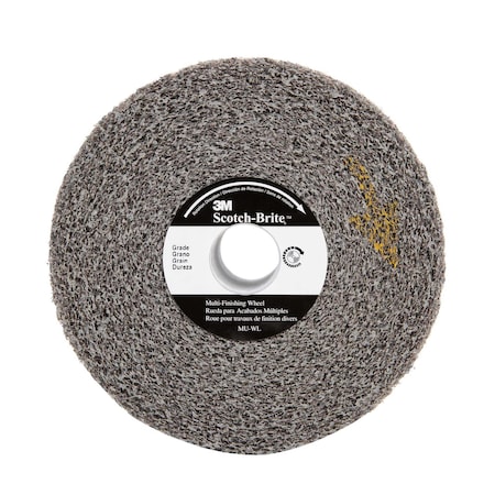 Scotch-Brite Multi-Finishing Convolute Wheel, 2S Fine, 4 in x 1 in x 1 in, 3 ea/Case, 42PK MU-WL
