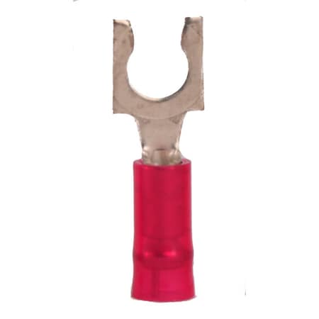 Hillsdale Terminal Fork Terminal, #10 Stud Size, 18 AWG, 600 V, Nylon Insulated, 500 PK 30071