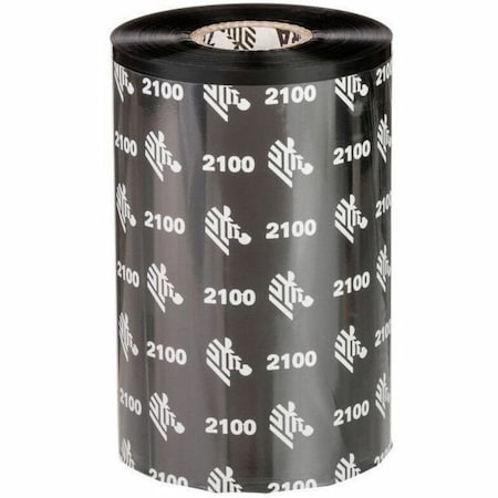 Zebra TT Ribbon, Wax, 4.33" x 1476', 1" Core 02100BK11045