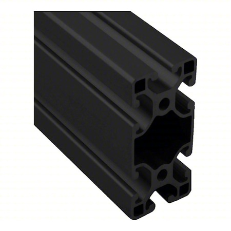 Faztek 1.5" x 3" T-SLOT BLACK 144" 15QE1530L-BLK-144