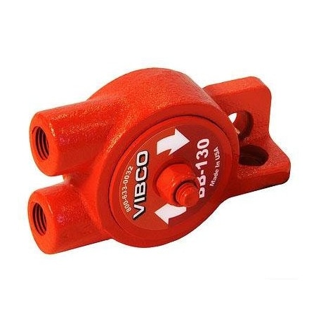 Vibco Pneumatic Vibrator, 80 lb, 19,000vpm, 60psi BB-130