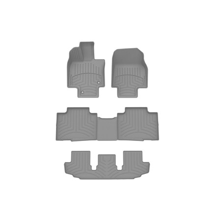 Weathertech Grey, Front and Rear and Rear FloorLiner HP 461609-1-2-3IM