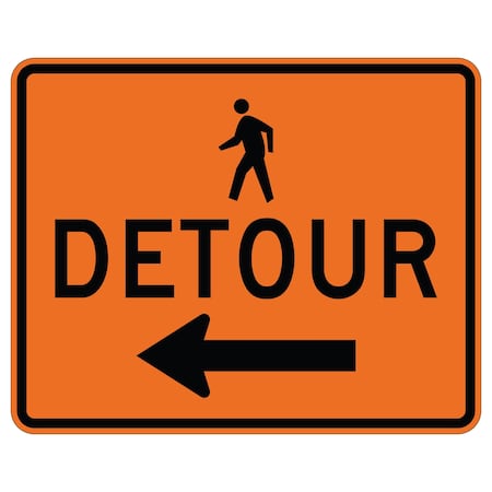 Sign Solutions Usa Traffic Sign, 30 in Width, Aluminum Sign, Horizontal Rectangle DUS10DFO3024M4-9bML