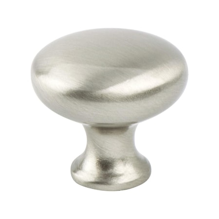 Berenson Traditional Advantage Four Brushed Nickel Mushroom Knob 0925-1BPN-P