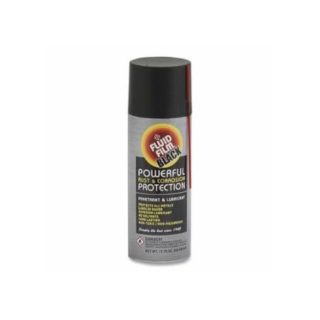 Fluid Film Preventive & Lubricant, 11.75 oz Aerosol Can, Black, 12PK 275-AS11B