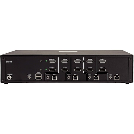 Eaton EATON Tripp Lite Series 4-Port Dual-Monitor Secure KVM Switch, HDMI, 4K, NIAP PP3.0, Audio, TAA B002A-UH2A4