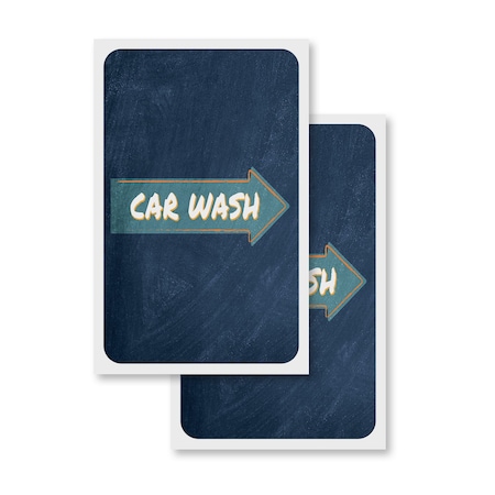 Signmission Food, Vinyl Decals Only 24 Inch x 36 Inch, Vinyl Decal, 2PK DSB-2436-2PACK-30376