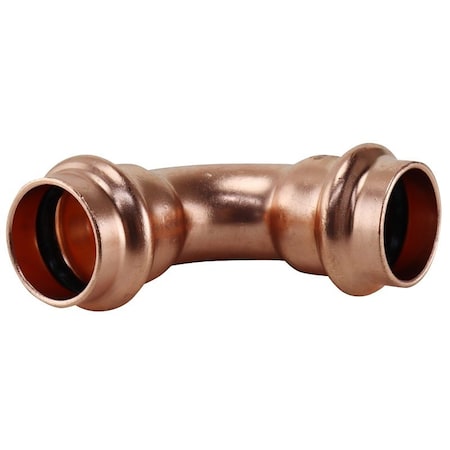 Apollo Elbow, 3/4 in, Press Fit, 90 deg Angle, Copper, 300 psi Pressure XPRE34