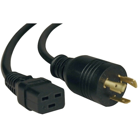 Eaton Tripp Lite Series Power Cord, C19 to NEMA L5-20P - Heavy-Duty, 20A, 125V, 12 AWG, 10 ft. 3.05 P045-010