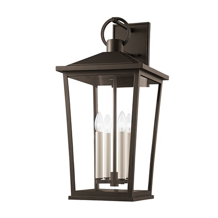 Troy Lighting Soren 4 Light Wall Sconce 12.75 In. Textured Bronze W/ Hl B8904-TBZH