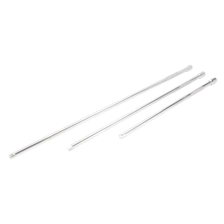 Performance Tool 3 pc. 1/2 in. Dr. Extension Set, Long, 18in 24in 30in W32139