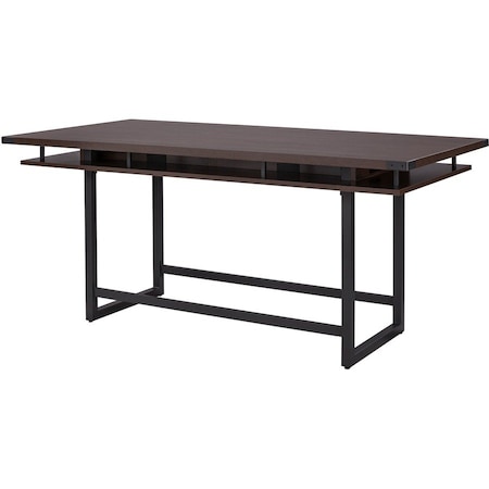 Mirella Conference Table, Steel Frame, Black MRCH8STO