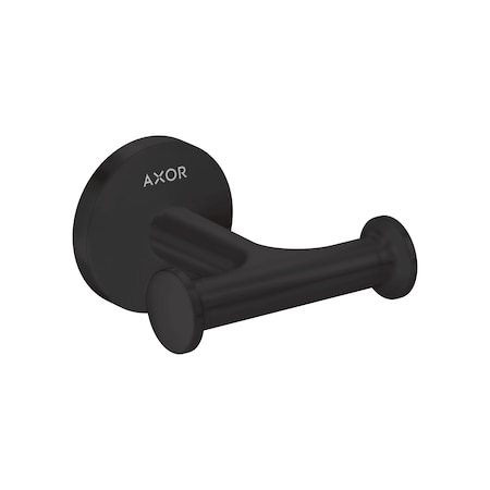Axor Universal Circular Double Hook in Matte Black 42812670