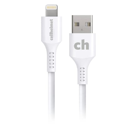 Cellhelmet Apple Lightning to Type A Cable 3ft, White CABLE-LIGHT-A-3-R-W