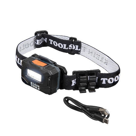 Klein Tools Rechargeable Light Array LED Headlamp with Adjustable Strap 56049