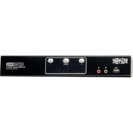 Tripp Lite 2-PORT DUAL MONITOR DVI KVM SW B004-2DUA2-K