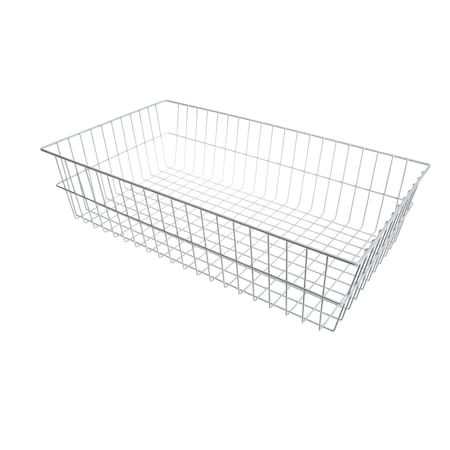Blickman WIRE BASKET, 6'' CHROME 24 1/2''W X 6''H X 2422441000
