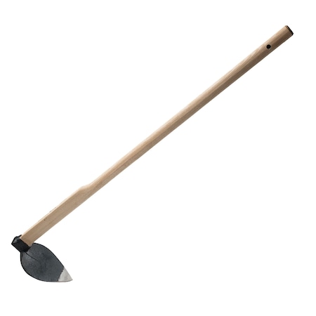 Kings County Tools Hoe Garden Tool Heart-Shaped Steel Garden Hoe w/ European Ash Wood Handle Multipurpose Tool GW54A03-02