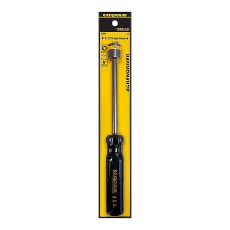 Eazypower Screwdriver, TripleGroove, #12-14, Round 35949