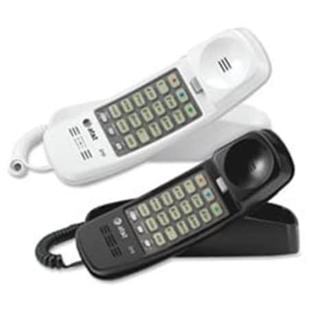 At&T Corded TrimLine Phone, Lighted Keypad, White AT463703