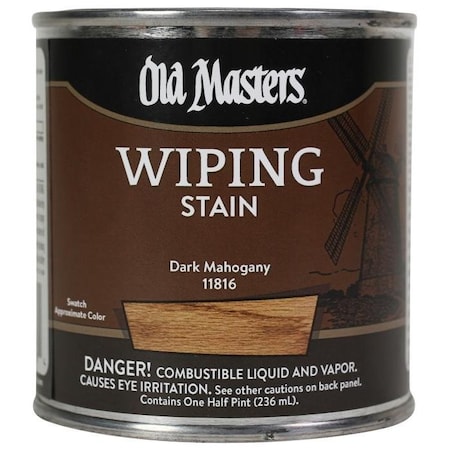 Diamond Vogel WIPING STAIN 1/2PT DARK MAHOGANY 11816