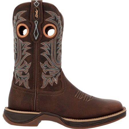 Durango Lady Rebel Ultra-Lite Western Boot, Walnut Brown, Size 11 DRD0501