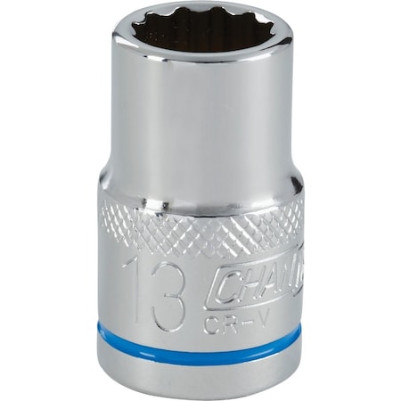 Channellock 1/2'' Drive 13 mm 12-Point Shallow Metric Socket 397636