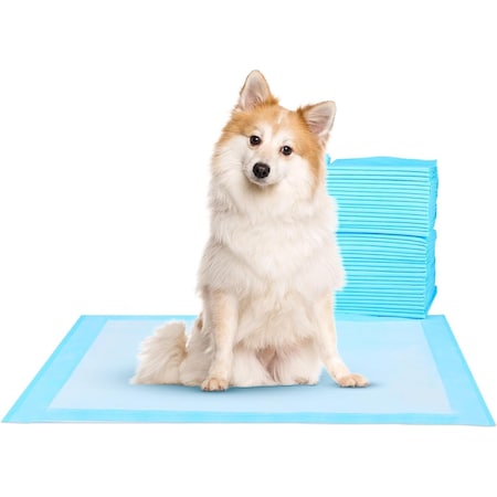 Simple Deluxe FluffyDream Super Absorbent Waterproof Dog and Puppy Pet Training Pad, Housebreaking Pet Pad, Blue 3A10PTPAD2834100