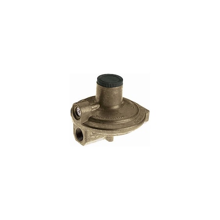 Bk Products Low Pressure Regulator 1/4in D X 3/8in D Steel Silver 112-501