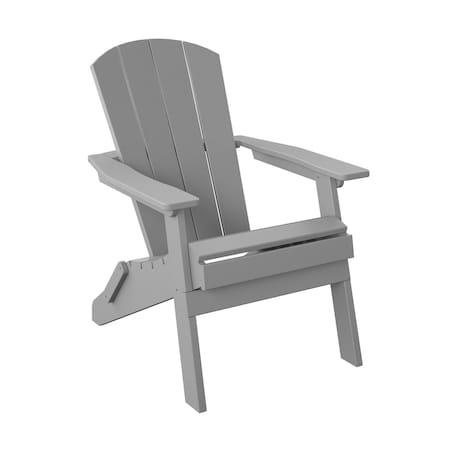Polybird FOLDING ADIRONDACK.     LIGHT GRAY POLYBIRD P3