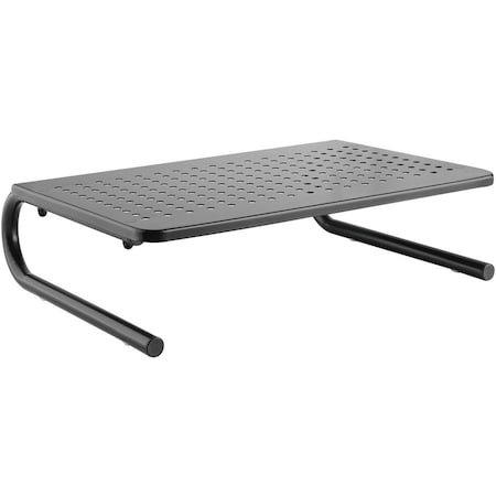 Lorell Monitor/Laptop Stand, 20 lb Capacity, 5.5" x 14.5", Black LLR18330