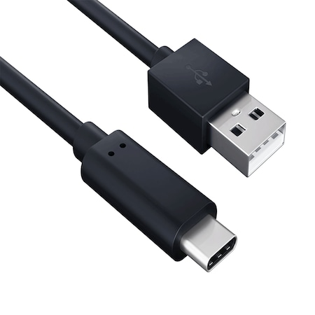 Sanoxy 2m USB 2.0 A Male to C Male Cable 480M 3A, Black SNX-CBL-LDRU-2114-1102