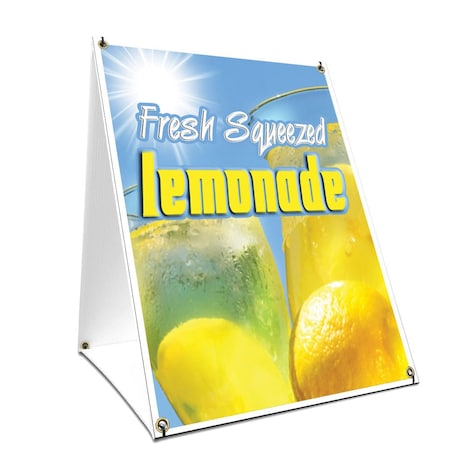 Signmission Lemonade, 36 Inch x 24 Inch A-frame Yard Sign, Plastic Sign SBC-2436-Lemonade