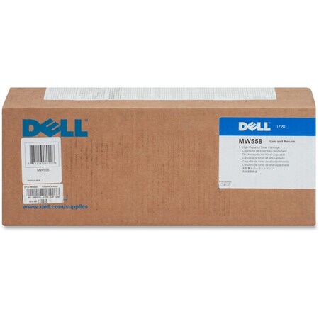 Dell Dell Original High Yield Laser Toner Cartridge - Black - 1 Each - 6000 Pages MW558
