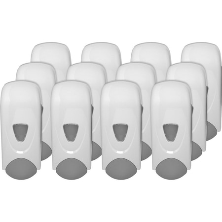 Genuine Joe Foam-Eeze Foam Soap Dispenser - Manual - 1.06 Quart- White, 12PK GJO08950CT