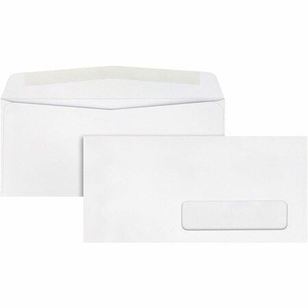 Quality Park Right Window Envelope, 24Lb, No 10, 4-1/8x9-1/2in, 500PK 21332